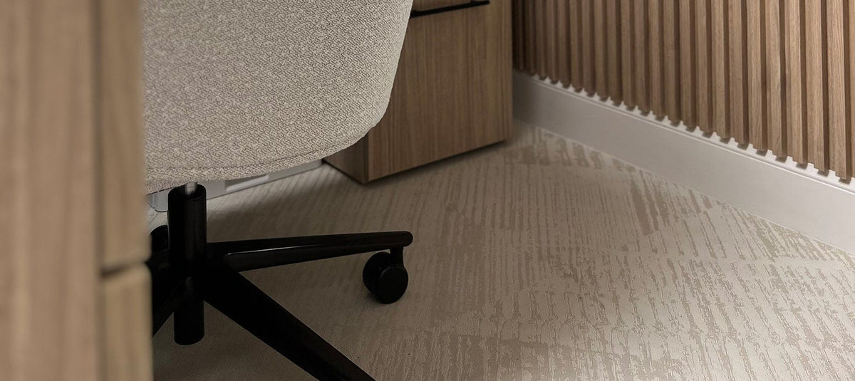 Detail image of Chilewich woven material showcasing texture, color, and pattern of the terrastrand yarn weave.