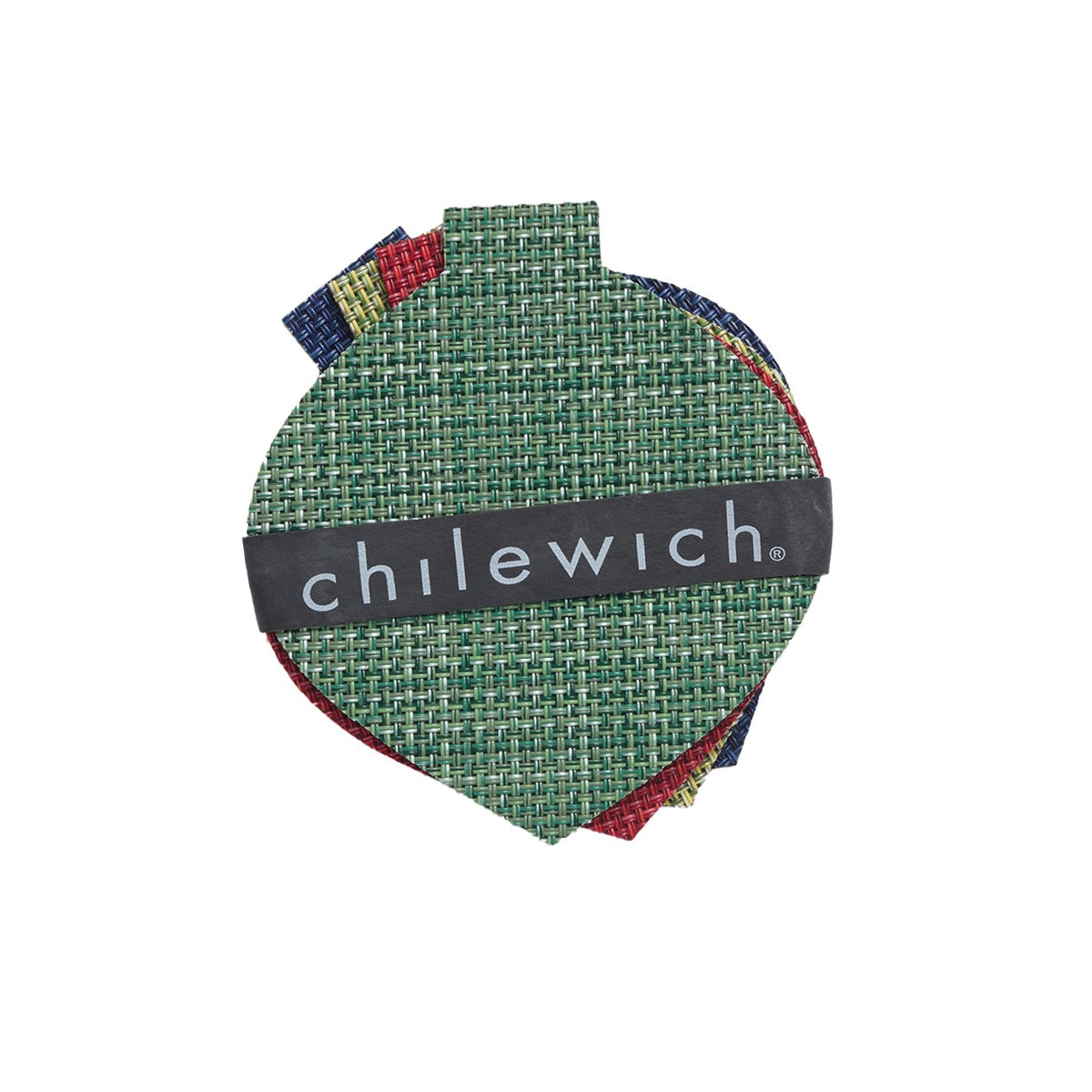 Detail image of Chilewich woven material showcasing texture, color, and pattern of the terrastrand yarn weave.