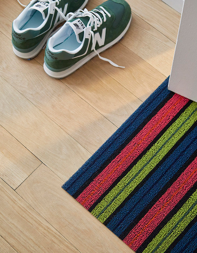 Detail image of Chilewich woven material showcasing texture, color, and pattern of the terrastrand yarn weave.