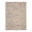 Chilewich Basketweave floor mat in buckwheat, showcasing woven terrastrand yarn texture and modern design aesthetic.