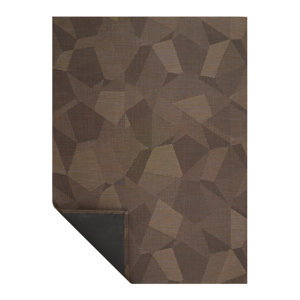 Detail image of Chilewich woven material showcasing texture, color, and pattern of the terrastrand yarn weave.
