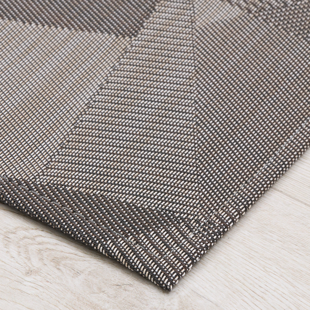 Detail image of Chilewich woven material showcasing texture, color, and pattern of the terrastrand yarn weave.