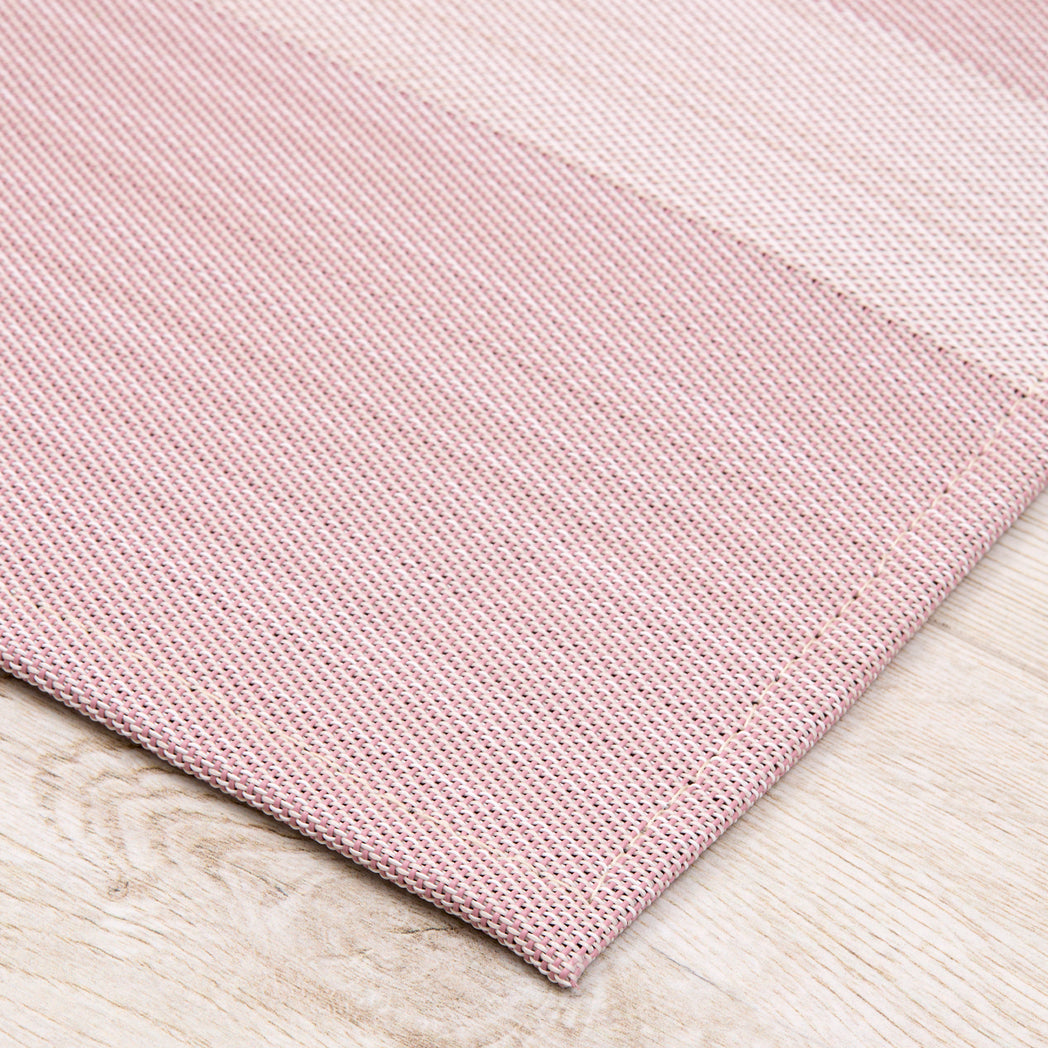 Detail image of Chilewich woven material showcasing texture, color, and pattern of the terrastrand yarn weave.
