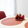 Detail image of Chilewich woven material showcasing texture, color, and pattern of the terrastrand yarn weave.