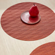 Detail image of Chilewich woven material showcasing texture, color, and pattern of the terrastrand yarn weave.