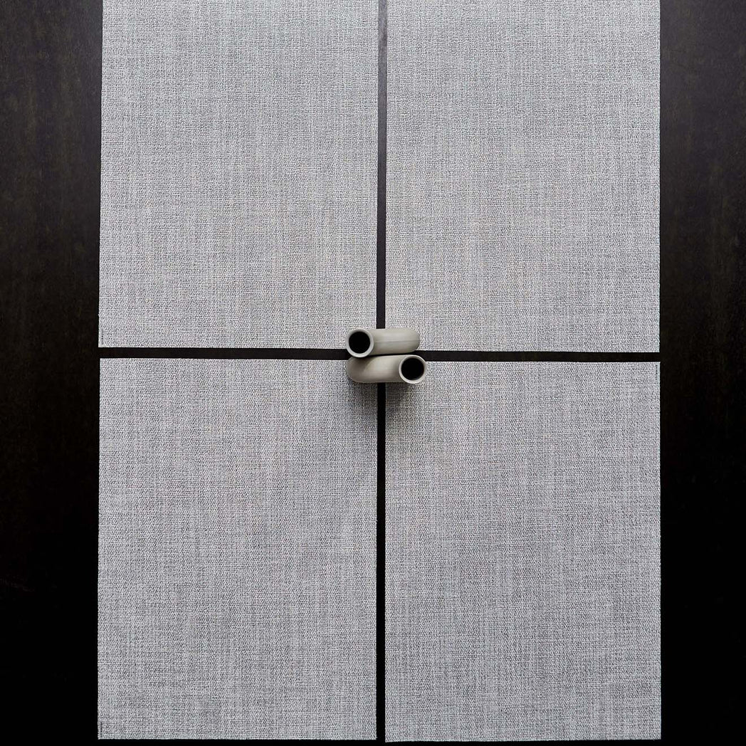 Detail image of Chilewich woven material showcasing texture, color, and pattern of the terrastrand yarn weave.