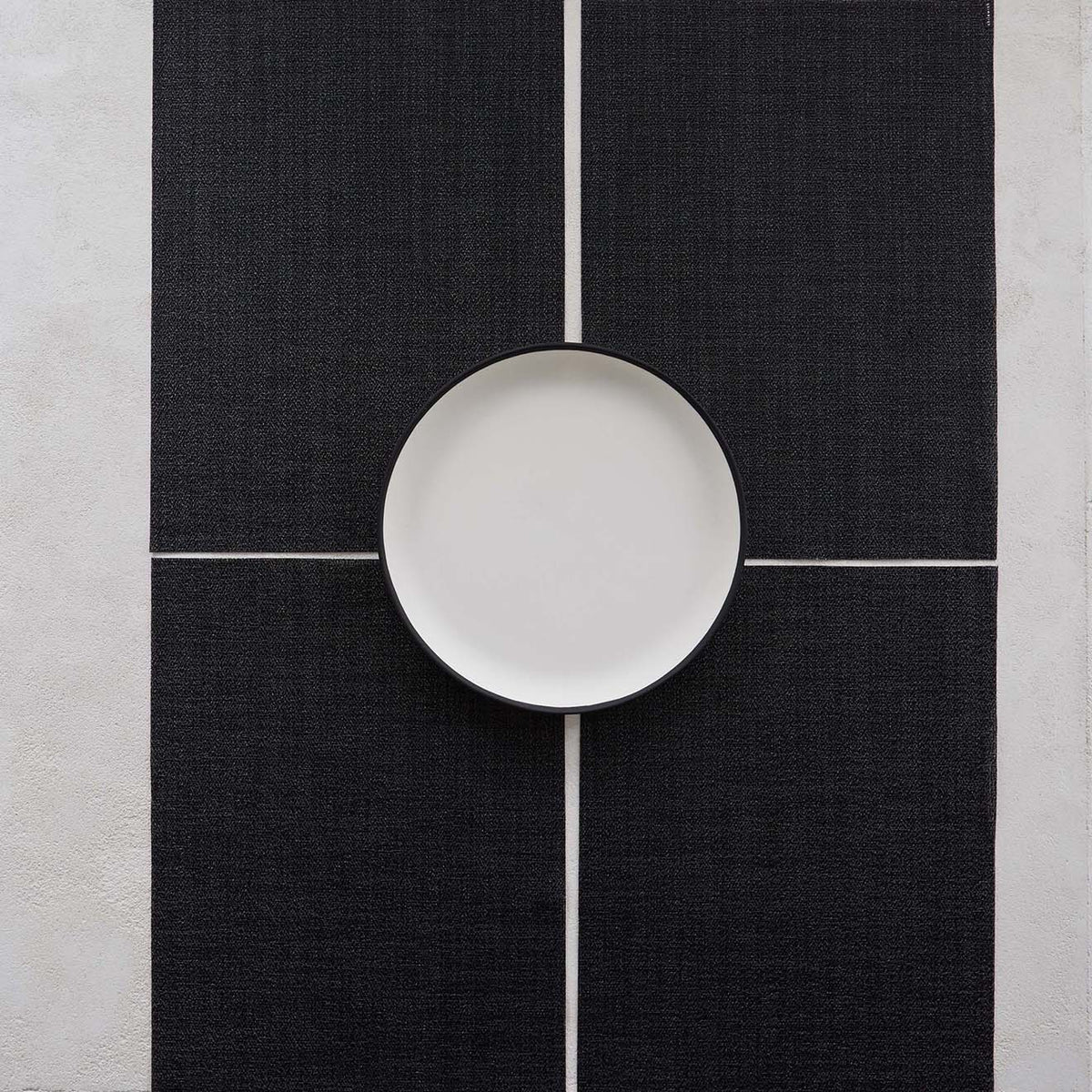 Detail image of Chilewich woven material showcasing texture, color, and pattern of the terrastrand yarn weave.