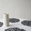 Detail image of Chilewich woven material showcasing texture, color, and pattern of the terrastrand yarn weave.