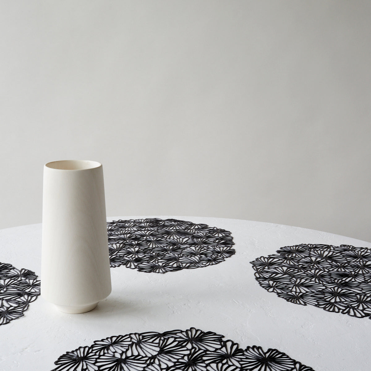 Detail image of Chilewich woven material showcasing texture, color, and pattern of the terrastrand yarn weave.