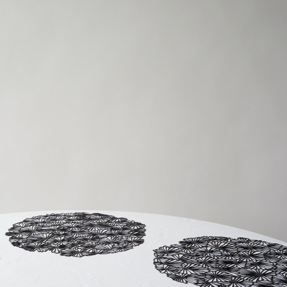 Detail image of Chilewich woven material showcasing texture, color, and pattern of the terrastrand yarn weave.