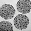 Detail image of Chilewich woven material showcasing texture, color, and pattern of the terrastrand yarn weave.