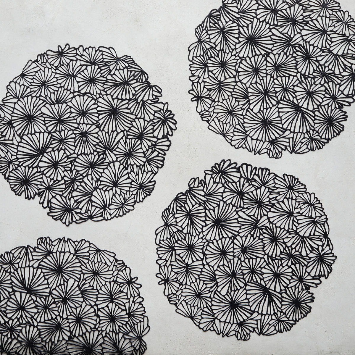 Detail image of Chilewich woven material showcasing texture, color, and pattern of the terrastrand yarn weave.