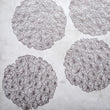 Detail image of Chilewich woven material showcasing texture, color, and pattern of the terrastrand yarn weave.
