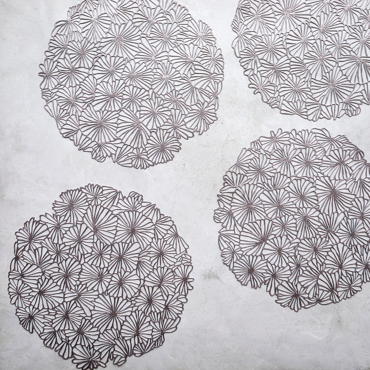 Detail image of Chilewich woven material showcasing texture, color, and pattern of the terrastrand yarn weave.