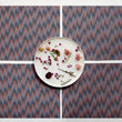 Detail image of Chilewich woven material showcasing texture, color, and pattern of the terrastrand yarn weave.