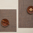 Detail image of Chilewich woven material showcasing texture, color, and pattern of the terrastrand yarn weave.