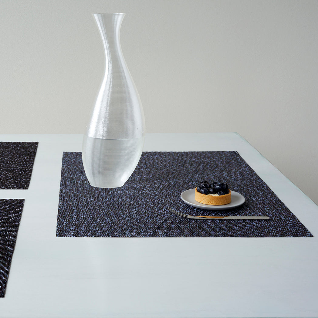 Detail image of Chilewich woven material showcasing texture, color, and pattern of the terrastrand yarn weave.