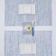Detail image of Chilewich woven material showcasing texture, color, and pattern of the terrastrand yarn weave.