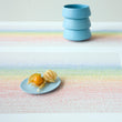 Detail image of Chilewich woven material showcasing texture, color, and pattern of the terrastrand yarn weave.