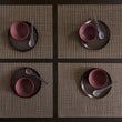 Detail image of Chilewich woven material showcasing texture, color, and pattern of the terrastrand yarn weave.