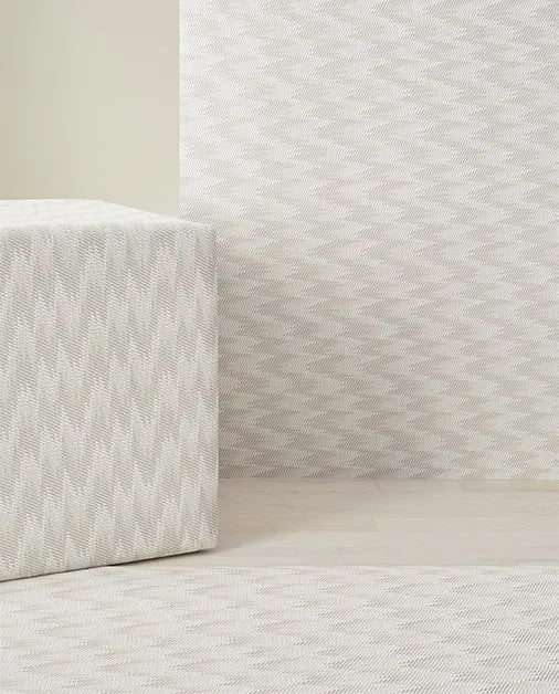 Detail image of Chilewich woven material showcasing texture, color, and pattern of the terrastrand yarn weave.